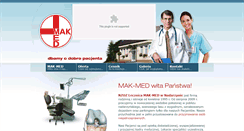 Desktop Screenshot of mak-med.pl